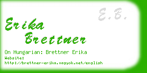 erika brettner business card